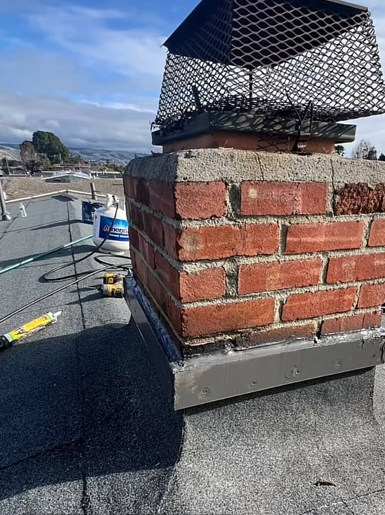 chimney flashing repair