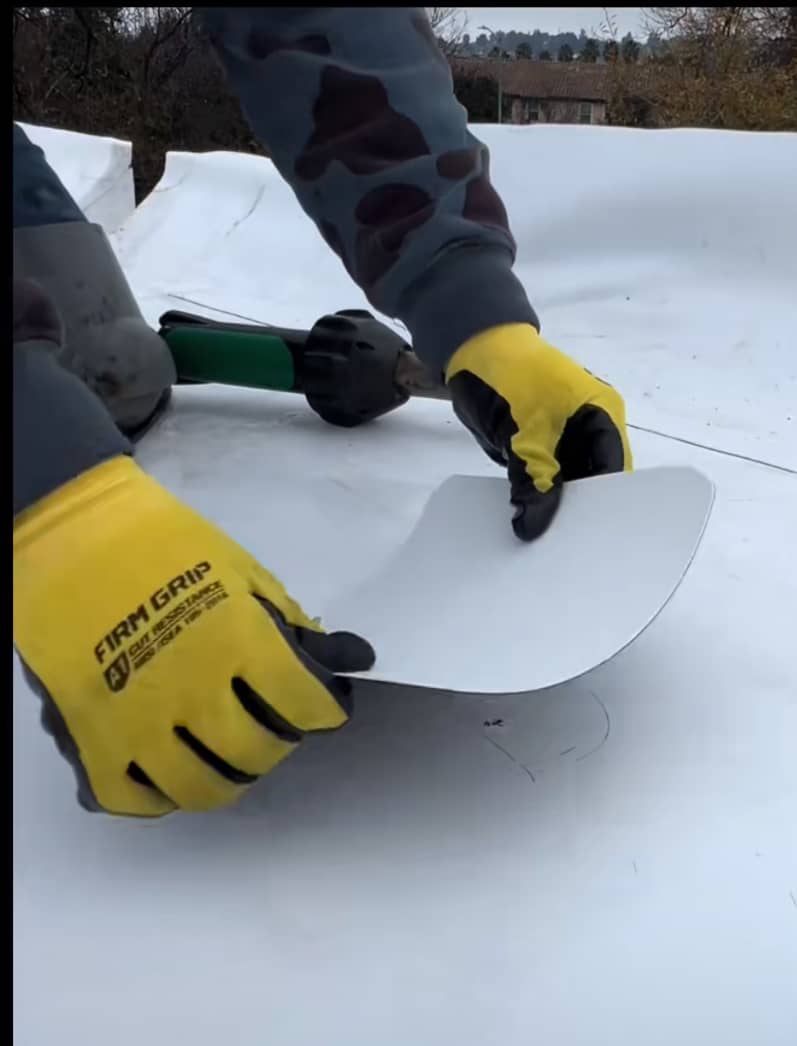 placing down walking pad